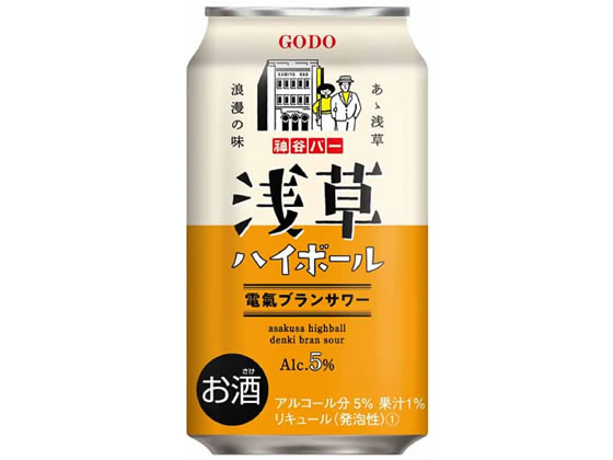 合同清酒 浅草ハイボール 電氣ブランサワー 350ml 5度 通販