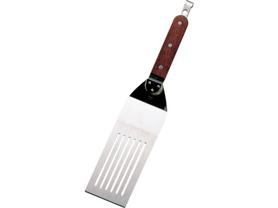 ●サイズ：ヘラ部７６×１７７ｍｍ・全長３７０ｍｍ●材質：ヘラ部／１８−０ステンレス、柄／木