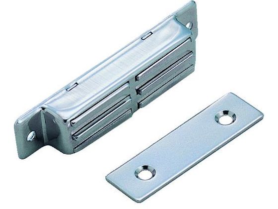 ●型番：TMC-0083D●色：シルバー ●全長（mm）：80 ●吸着力（N）：98 ●本体取付穴寸法（mm）：3．5●受板用推奨サラねじ：6．2mm ●本体取付穴寸法：3．5mm●本体：黄銅（真鍮）