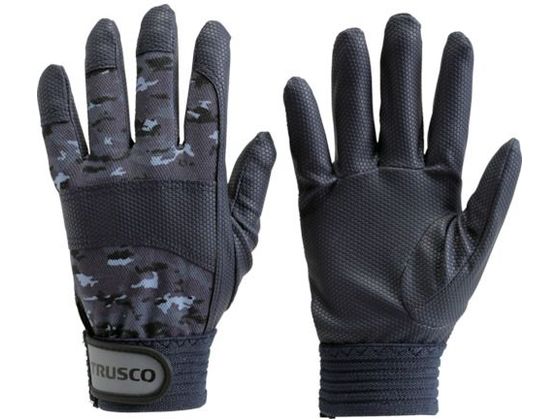 ●型番：TPU-CMB-M●色：ブルー迷彩 ●サイズ：M ●厚さ（mm）：0．7 ●全長（cm）：21．0 ●手のひら周り（cm）：18 ●中指長さ（cm）：8．4●袖口：マジック式●手のひら部：ポリ