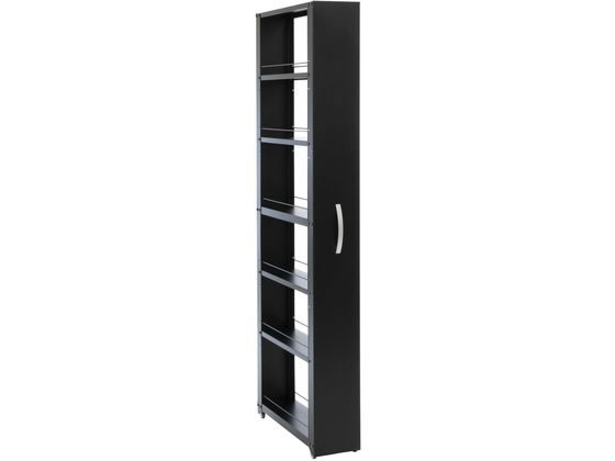 ●カラー：ブラック●商品本体サイズ：幅２０．６×奥行５７．７×高さ１６５．４ｃｍ●商品重量：９４５０ｇ●材質：【本体パネル関係】スタールに粉体塗装【ガード】スチール丸棒に粉体塗装【前後パネルキャップ】