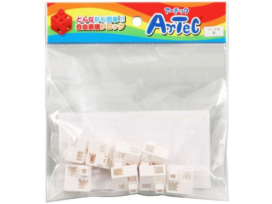 ●商品サイズ：ブロックハーフＡ／Ｗ２０×Ｈ２０×Ｄ１０ｍｍ●セット内容：ブロックハーフＡ×８ｐｃｓ●材質：ブロック／ＡＢＳ●対象年齢：３歳以上