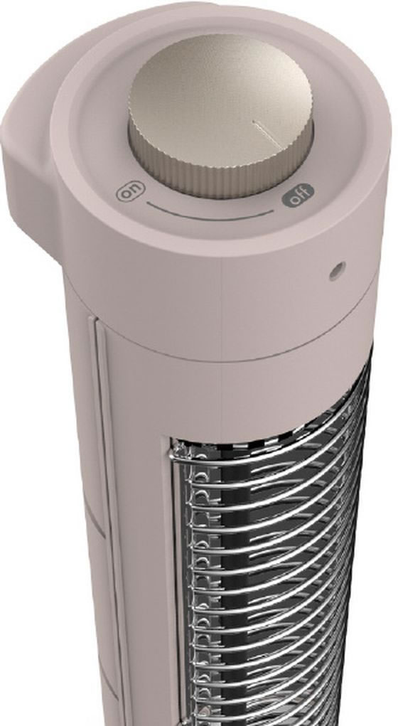 電気ストーブ カーボンヒーター 300W ピンクベージュ ANGCVSC03APB