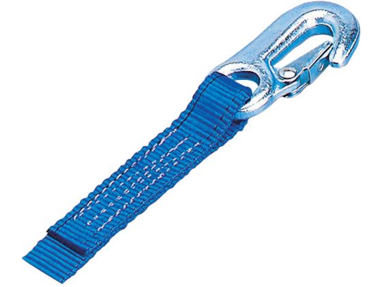 ●型番：LBR805SB10-50SB●最大使用荷重（t）：1．0 ●色：ブルー ●ベルト長さ（m）巻取側：5 ●ベルト長さ（m）固定側：1．0 ●ベルト寸法（mm）幅×厚さ：50×3．5●ラチェット