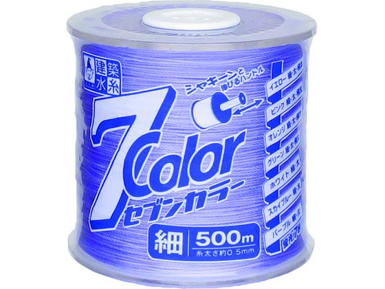 ●型番：4818●色：蛍光パープル ●糸長さ（m）：500 ●線径（mm）：約0．5●水糸：ナイロン ●リール：ABS ●回転軸：PS