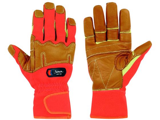 ●型番：KG190R-L●色：オレンジ ●サイズ：L ●厚さ（mm）：2．5 ●リストカラー：オレンジ ●全長（cm）：27．5 ●手のひら周り（cm）：23．0 ●中指長さ（cm）：8．5●袖口：マ