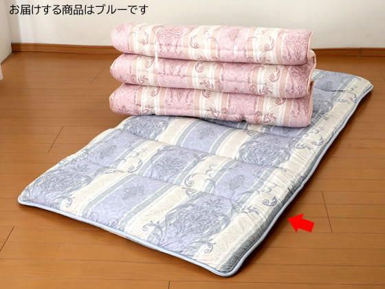 ●色：ブルー●サイズ：約１００×２００×厚さ６ｃｍ●重さ：約２．５ｋｇ●素材：側生地／ポリエステル１００％、、中身／ポリエステル１００％・防ダニ・抗菌防臭加工［テイジン／マイティトップ（Ｒ）ＩＩＥＣＯ
