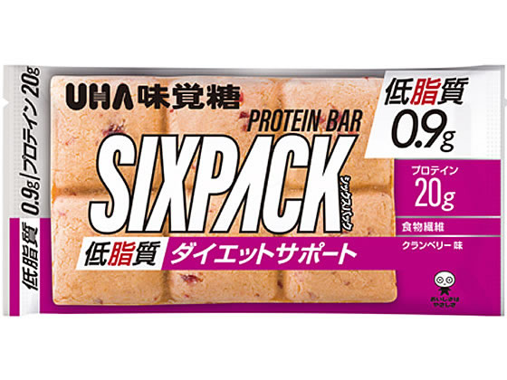 Uha味覚糖 Sixpack プロテインバー クランベリー 袋 1本 Forestway 通販フォレストウェイ