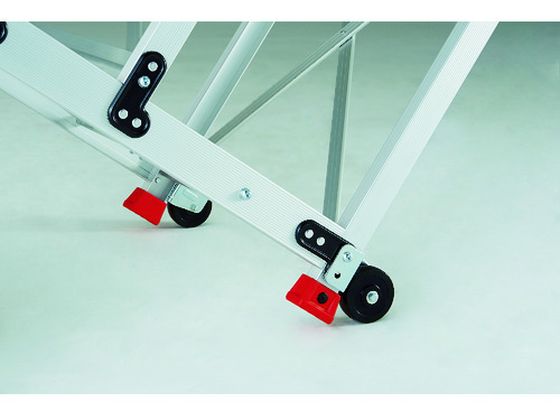 TRUSCO アルミ作業用踏台側面・背面キャスター 2個1セット TSF-HCA