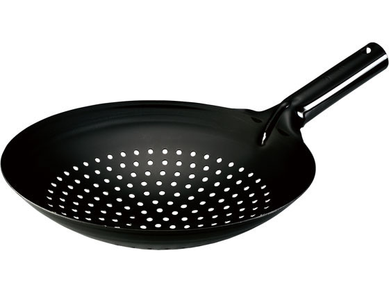 ●材質：鉄黒皮ブルーテンパ材●生産地：日本（燕三条）●規格（ｍｍ）：φ３００ｘ７５●板厚（ｍｍ）：１．２●国内有数の金物産地・集積地・燕三条。隣接する燕市と三条市は古くから金属加工の技術が高く、今もな