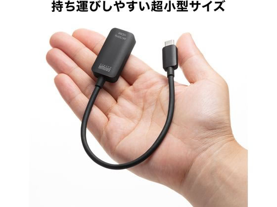 サンワサプライ USB Type C-HDMI変換アダプタ(4K 30Hz） 通販