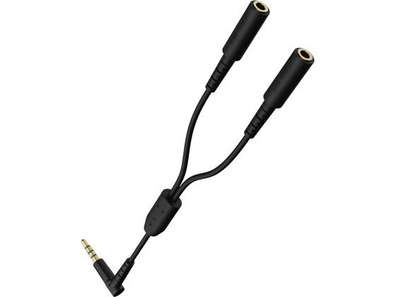 ●対応機種：３．５φミニプラグを搭載したヘッドフォン・イヤフォン及び、３．５φミニプラグを搭載したスマートフォン・パソコン等●インターフェイス：３．５φ４極ミニプラグ − ３．５φ４極ミニジャック×２