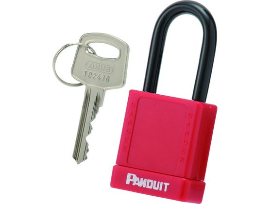 パンドウイット ロックアウト用非電導性パドロック 赤 PSL-8 通販