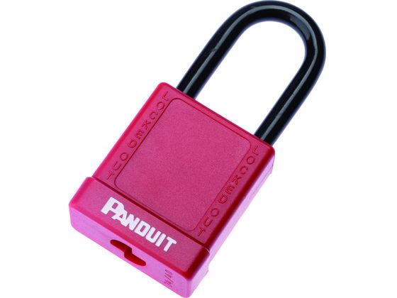 パンドウイット ロックアウト用非電導性パドロック 赤 PSL-8 通販
