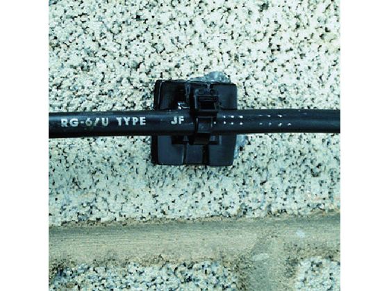 パンドウイット エポキシ用マウントベース 耐候性黒 (100個入) EMS-A