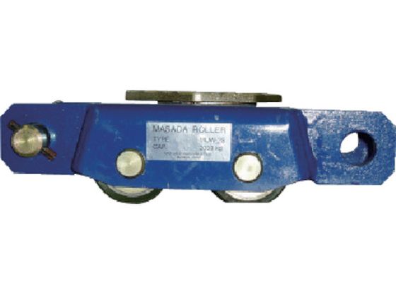 ●型番：MUW-2S●使用荷重（t）：2 ●幅×全長×高さ（mm）：195×276×80 ●テーブル寸法（mm）：115×115 ●ローラー材質：ウレタン●ローラー配列：ダブル ●適合操作ハンドル：M