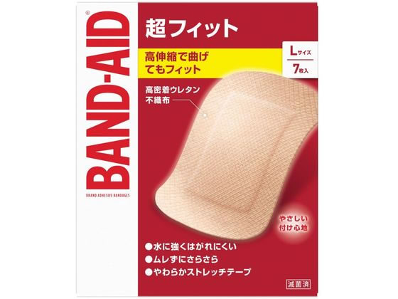 バンドエイド 超フィット Lサイズ 7枚 通販【フォレストウェイ】