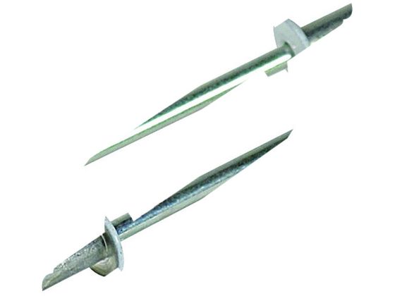 ●型番：CNSA54WMP●入数：50本●かしめ板厚（mm）：3．2〜6．4 ●リベット長（mm）：10．5 ●フランジ径（mm）：8．0 ●リベット径（mm）：4．0 ●下穴径（mm）：4．1〜4．