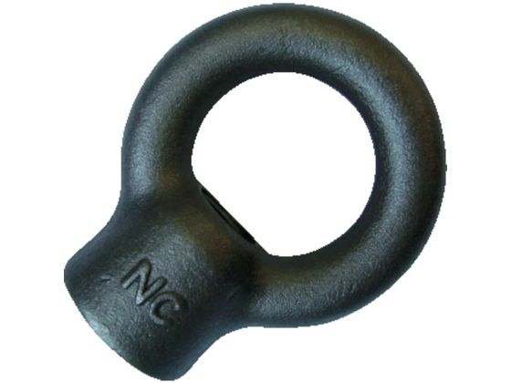 ●型番：EN1000016●D（mm）：12．5 ●L（mm）：35 ●H（mm）：72．0 ●B（mm）：42 ●ねじ径：M16 ●使用荷重（kN）：4．410●鍛造品 ●国産●スチール ●生地