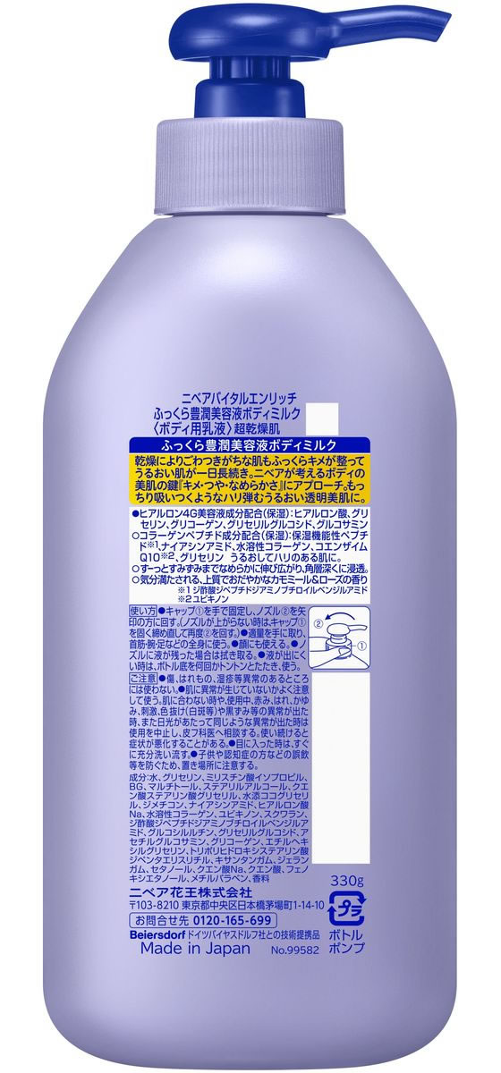 KAO ニベア ルーセントビューティ バイタルエンリッチ ボディ