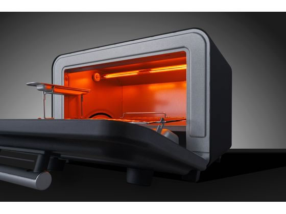 アイリスオーヤマ スチームカーボントースター チャコール SOT-201-B