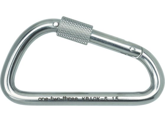 ●型番：KB10K-S●使用荷重（kN）：2．84 ●D（mm）：10 ●安全環：環つき ●L（mm）：60 ●破断強度（kN）：34．3 ●W（mm）：114 ●S（mm）：17●ステンレス（SUS