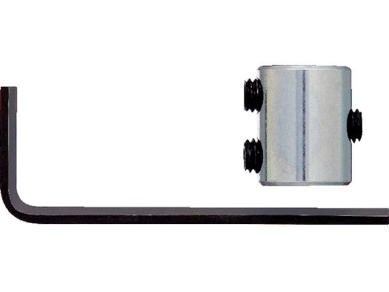 ●型番：P-977●入数：1S●適用ロープ径（mm）：2 ●A（mm）：16 ●使用荷重（kg）：− ●ビス（mm）●真鍮（C3604）●L型レンチ ●イモネジ