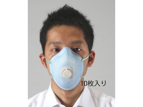●吸気抵抗（平均実測値）：２５Ｐａ以上●排気抵抗（平均実測値）：３５Ｐａ以上●入数：１０枚入り●【Ｎ９５】微粒子用粉じんマスク●首・後頭部がけタイプ●日本人仕様●高温下・高湿度下でも型くずれしにくいマ