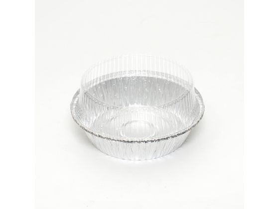 ●サイズ：口径１７６×底径１３４×高４６ｍｍ 約７００ｍｌ●材質：アルミニウム●入数：１袋／５枚