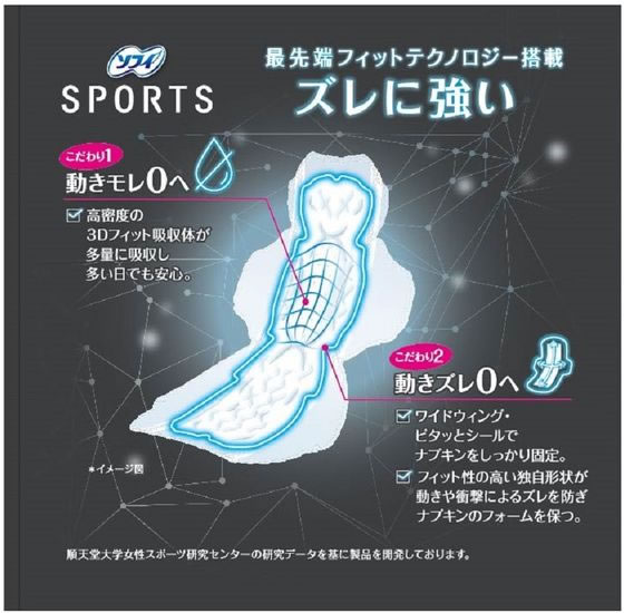 ソフィ出品 ユニ・チャーム ソフィSPORTS 300羽つき 17枚 通販【フォレスト