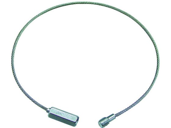 ●型番：B-1931●ロープ径（mm）：1 ●長さ（m）：0．15 ●L（mm）：40 ●使用荷重（kg）：20 ●A（mm）：18 ●B（mm）：6●ステンレス（SUS304） ●仕上げ：バレル研磨