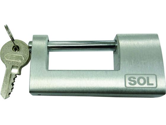 SOL No.5700 アルミ倉庫錠 100mm 5700-100 K D 通販【フォレスト