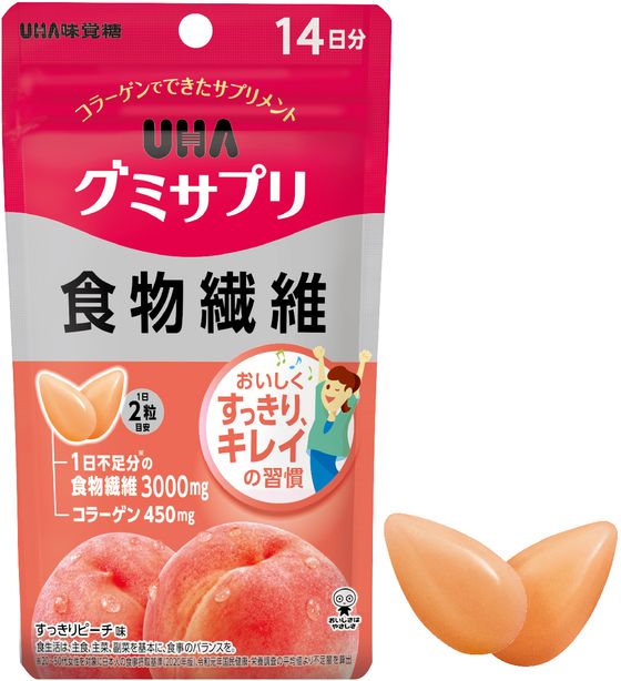 UHA味覚糖 UHAグミサプリ 食物繊維14日分 通販【フォレストウェイ】