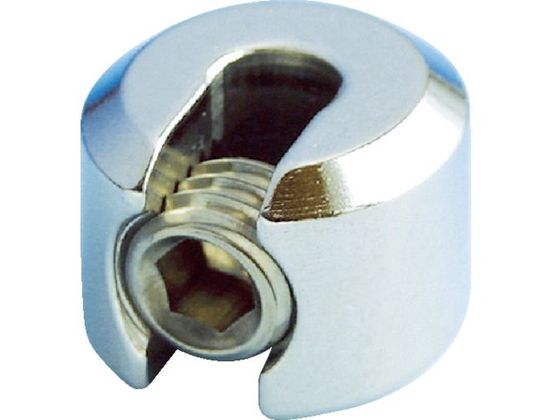 ●型番：TSWR-2●適用ロープ径（mm）：1．5−2．0 ●A（mm）：2．3 ●D（mm）：10 ●L（mm）：8 ●ねじ径：M4 ●レンチサイズ：2 ●適合ワイヤー径：1．5−2●ステンレス（S