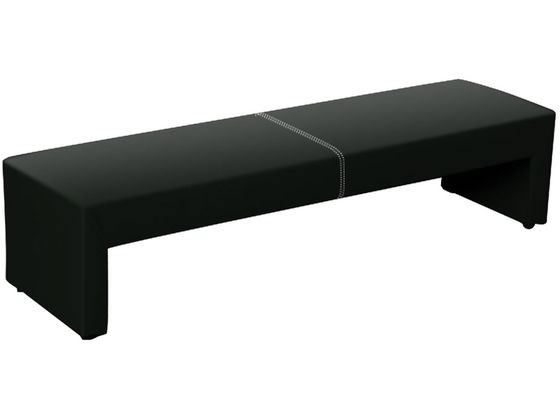 ●品番：CARA-1800-2-BK●カラー：ブラック●外寸法：幅１８００×奥行５００×高さ４２０ｍｍ●重量：１３．５ｋｇ●材質：張地：ＰＶＣレザー、座面：ウレタンフォーム、本体：木フレーム●注文単位