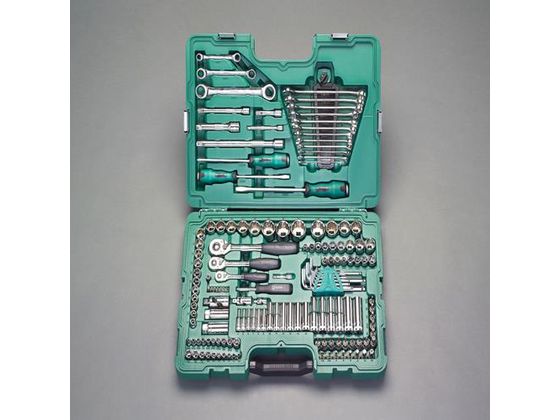 ●【セット内容】：１５０点●差込角：１／４"・３／８"・１／２"●ミリソケット： （６角）（１／４"）：４・５・６・７・８・９・１０・１１・１２・１３ｍｍ （６