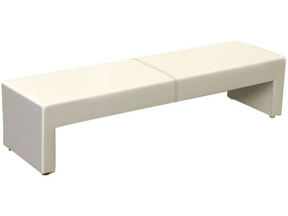 ●品番：CARA-1800-2-IV●カラー：アイボリー●外寸法：幅１８００×奥行５００×高さ４２０ｍｍ●重量：１３．５ｋｇ●材質：張地：ＰＶＣレザー、座面：ウレタンフォーム、本体：木フレーム●注文単