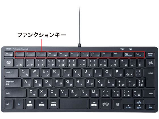 サンワサプライ USBスリムキーボード SKB-SL36BK 通販【フォレストウェイ】