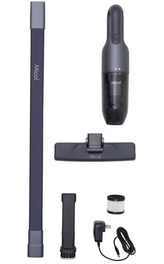 新品未使用Micol スティッククリーナー 本体 ブラック Micol ダイレクト式コードレススティッククリーナー オリジナル