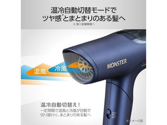 KOIZUMI BLDCハイスピードドライヤー MONSTER ネイビー KHDM800A 通販