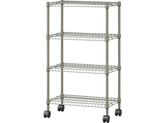 ●商品サイズ（約）：幅６１５×奥行４００×高さ９０３ｍｍ●重量（約）：５．２８ｋｇ●耐荷重：全体／約６０ｋｇ、棚板１枚あたり／約１５ｋｇ、移動時／約５０ｋｇ●ポール径（約）：１９ｍｍ●棚板サイズ（約）