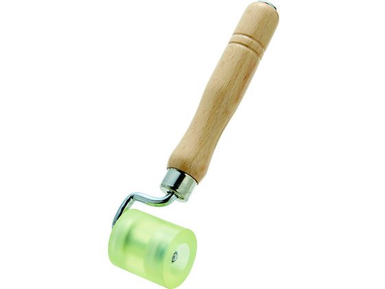 ●型番：URER-S●ローラー径（mm）：35 ●幅（mm）：40 ●硬度：90 ●柄長さ（mm）：140●ベアリング入 ●柄長さ：140mm●ローラー部：ウレタンゴム ●柄：木
