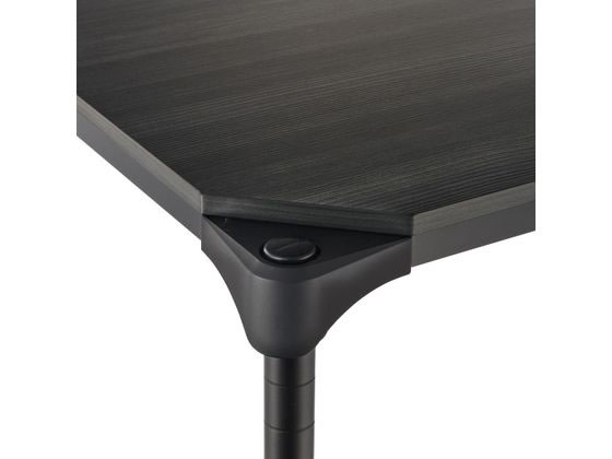 エレクター ベーシックシリーズ ウッドシェルフ ブラックウッド ブラックフレーム 棚用 幅90×奥行60cm B2436MBB1 パーツ エレクター ベーシックシリーズ ウッドシェルフ W750xD450mm