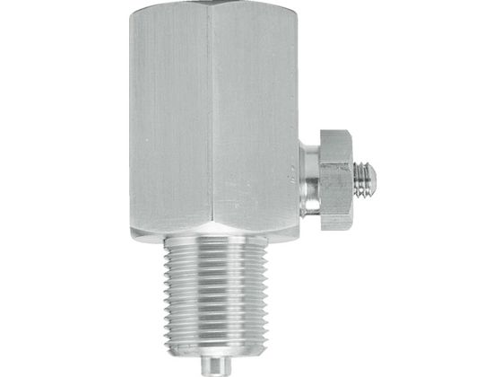 ●型番：MD10-273●取付ねじd1×d2：G1／4×R1／4 ●ねじ長さ（mm）：16 ●全長（mm）：57 ●六角対辺（mm）：27●最高使用圧力：20MPa●ステンレス（SUS304）