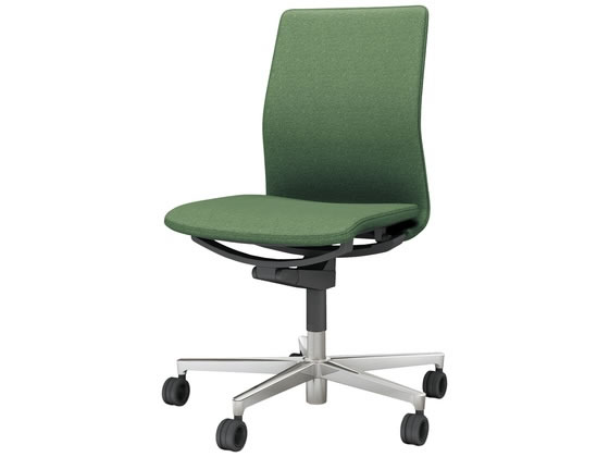 ●品番：Ｃ０１−Ｐ１０１ＣＵ−ＢＱ６Ｑ６３●カラー／［本体］ブラック［張地］ディープグリーン●外寸法／幅６８０×奥行５７０×高さ９０５〜９９５ｍｍ●座面寸法／幅４８０×奥行４５０ｍｍ●座面高さ／４３０