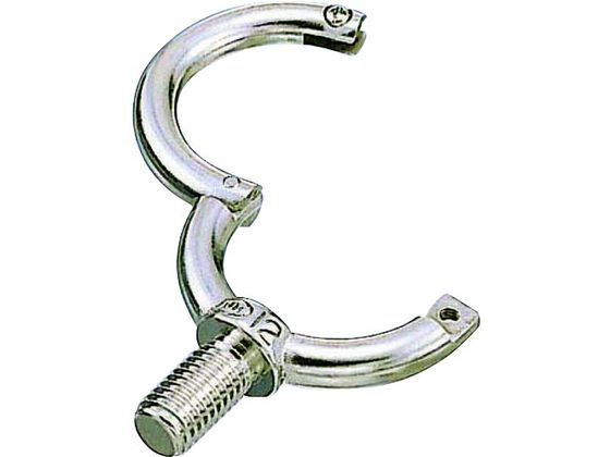 ●型番：B-1005●D（mm）：9 ●B（mm）：22 ●L（mm）：40 ●H（mm）：58 ●A（mm）：19 ●S（mm）：60 ●ねじ径：M12 ●使用荷重（kN）：0．98●ステンレス（S