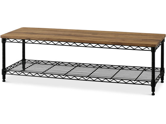 ●外寸法：幅１０１０×奥行３１０×高さ３００ｍｍ●ポール直径：１９ｍｍ●材質：木天板／ＭＤＦ、スチール（粉体塗装）、ＰＶＣ、棚板・ポール／スチール（粉体塗装）、棚板固定部品／ＡＢＳ樹脂、アジャスター／