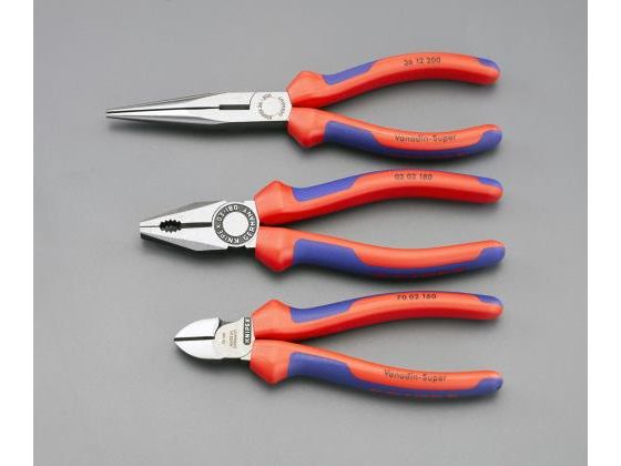 ●メーカー：ＫＮＩＰＥＸ（クニペックス）●型番：００２０１１●［セット内容］：・２００ｍｍラジオペンチ・１８０ｍｍ電工ペンチ・１６０ｍｍ電工ニッパー●トレイ付