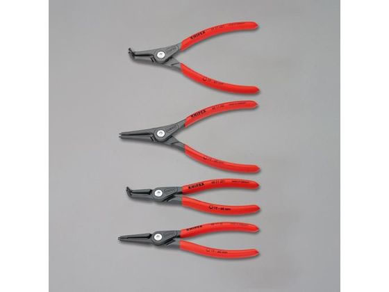 ●メーカー：ＫＮＩＰＥＸ（クニペックス）●型番：００２００１Ｖ０９●［セット内容］：４本組●仕様：穴用・直穴用・９０°軸用・直軸用・９０°●リング径（ｍｍ）：１９〜６０●全長（ｍｍ）：穴用・直：１８０