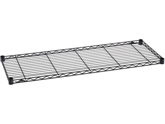 ●色：ブラック●商品サイズ：幅 ９００×奥行 ６００×高さ ４０ｍｍ●材質：棚板：スチール（エポキシコーティング仕上げ）、テーパードスリーブ：ＡＢＳ樹脂●商品重量：３９００ｇ●耐荷重：１３５ｋｇ／棚１